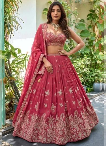 Pink Lehenga choli wholesale suppliers in Kerala